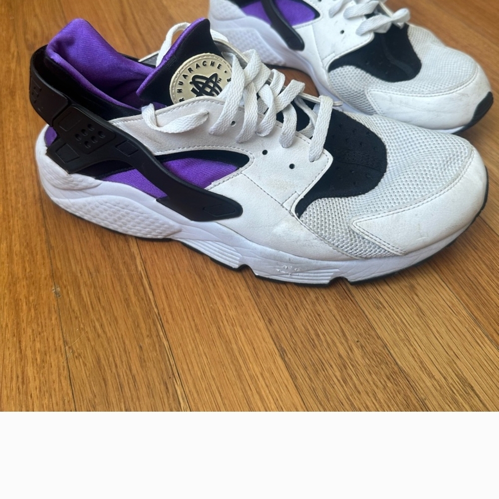 Nike Purple and White Sneakers